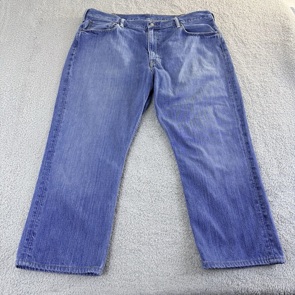 Polo Ralph Lauren Classic 867 Mens Blue Jeans 40x30‎ Relaxed Straight 100 Cotton